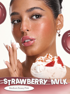 Lipgloss Glass Lock Air 118 Strawberry Milk SHEGLAM