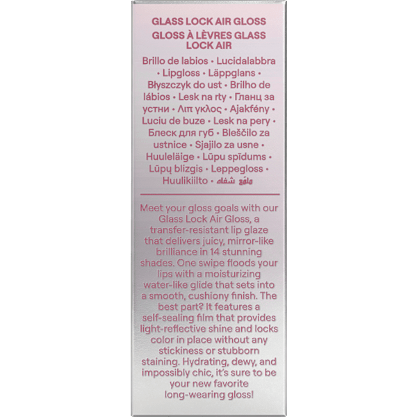 Lipgloss Glass Lock Air 311 That's My Jam SHEGLAM