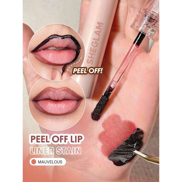 Lipliner Fall In Line Peel Off Stain 010 Mauvelous SHEGLAM