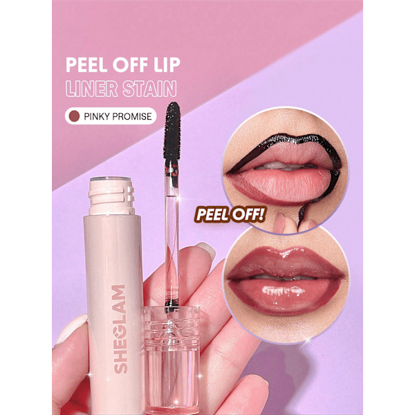 Lipliner Fall In Line Peel Off Stain 110 Pinky Promise SHEGLAM