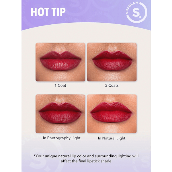 Lippenstift Dynamatte Don't Hesi SHEGLAM