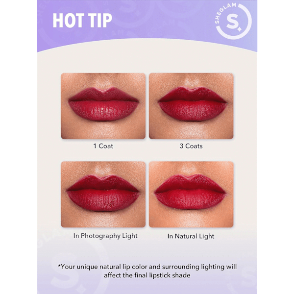 Lippenstift Dynamatte High Key SHEGLAM