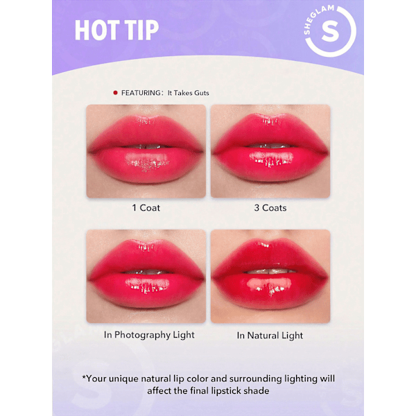 Lippenstift Mirror Kiss Own Your		 SHEGLAM