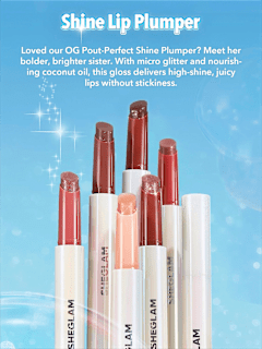 Lippenstift  Plumper Shimmer Pink Flamingo SHEGLAM