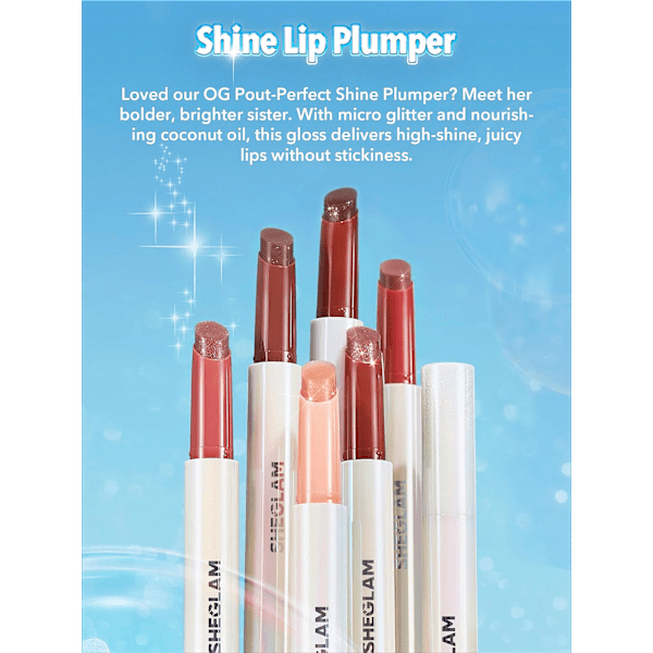 Lippenstift  Plumper Shimmer Pink Flamingo SHEGLAM