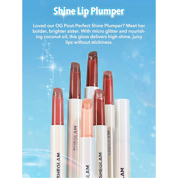 Lippenstift Plumper Shimmer Sugar Crystal SHEGLAM