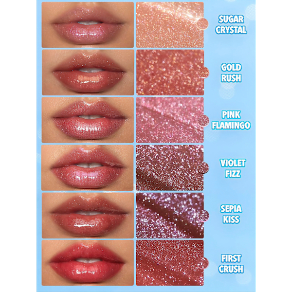 Lippenstift Plumper Shimmer Sugar Crystal SHEGLAM