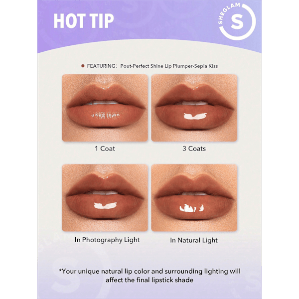 Lippenstift Plumper Shine First Crush SHEGLAM