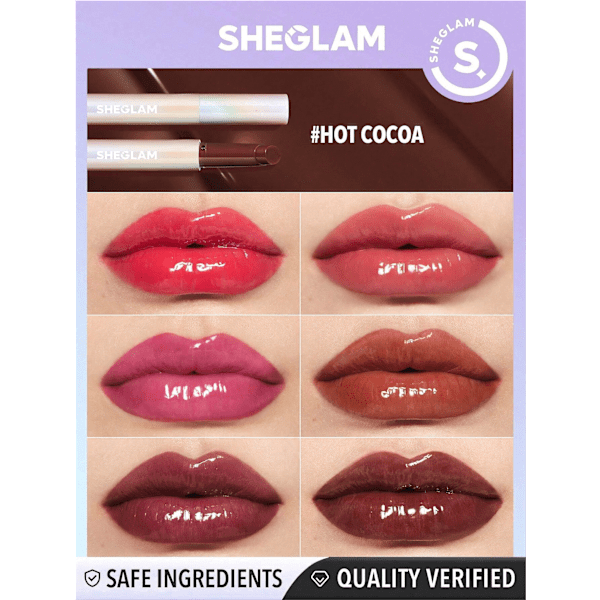 Lippenstift Plumper Shine Hot Cocoa SHEGLAM
