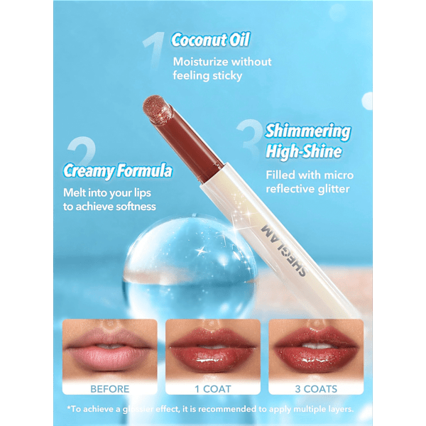 Lippenstift Shimmer Plumper-Sepia Kiss SHEGLAM