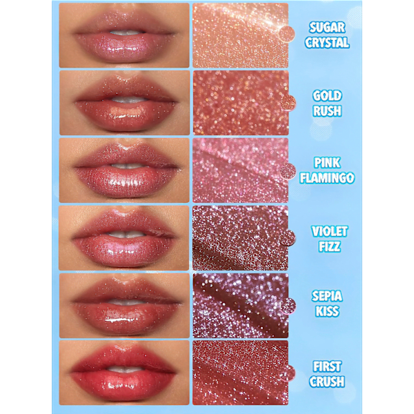Lippenstift Shimmer Plumper-Sepia Kiss SHEGLAM