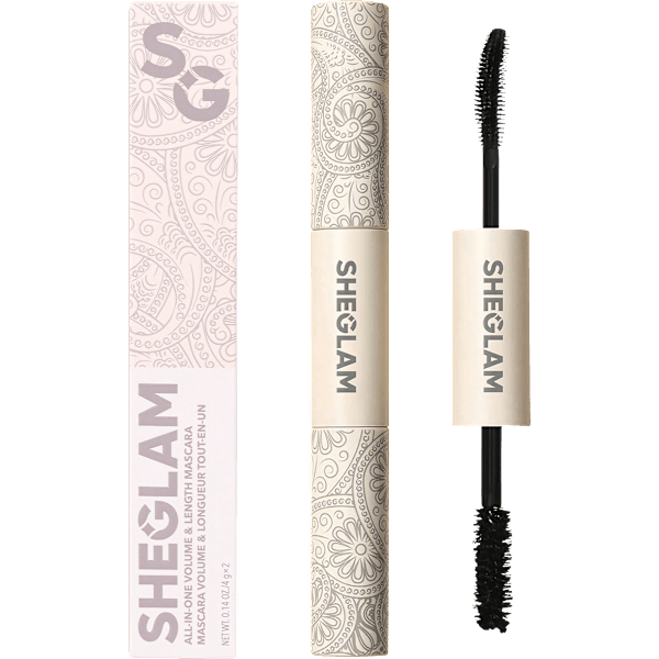 Mascara All In One Volume & Length Washable Black SHEGLAM
