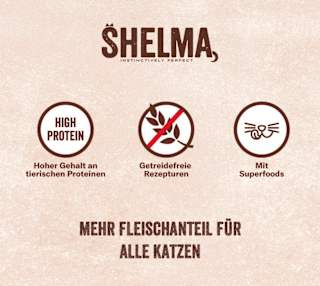 Nassfutter Katze Megapack (40x85 g) Shelma