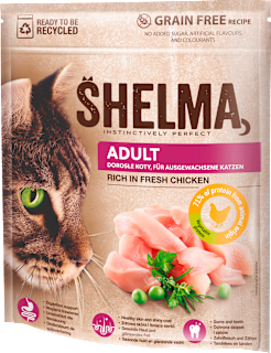 Trockenfutter Katze mit Huhn, Adult Shelma