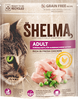 Trockenfutter Katze mit Huhn, Adult Shelma