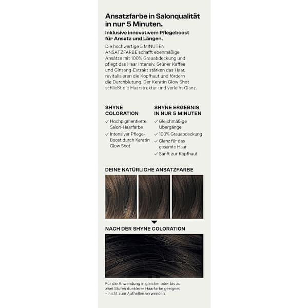 Ansatzset Root Fix 5 Dunkel- bis Mittelbraun SHYNE Professional