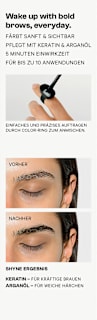 Augenbrauenfarbe Brow Color Dunkelbraun SHYNE Professional