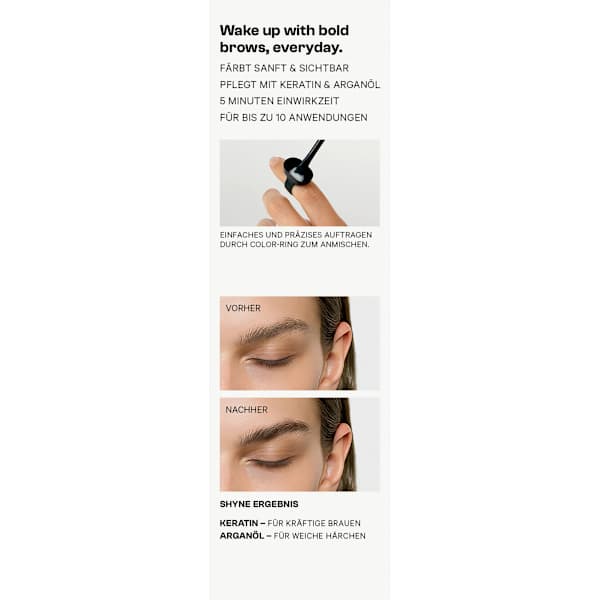 Augenbrauenfarbe Brow Color Hellbraun SHYNE Professional