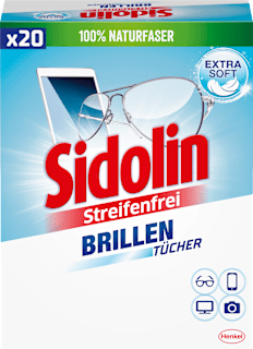Brillenputztücher Streifenfrei Sidolin