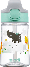 Trinkflasche Kinder Jungle Friend mint/grau, 350 ml SIGG