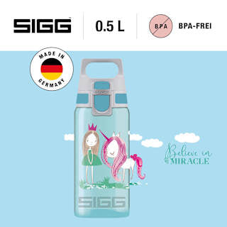 Trinkflasche Kinder Viva One türkis Prinzessin, 500 ml  SIGG