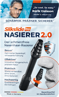 Nasenhaarentferner, Nasierer anthrazit SilkslidePro