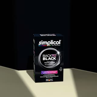 Textilfarbe Back to Black Farberneuerung Simplicol