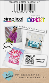 Textilfarbe expert Marine Blau Simplicol