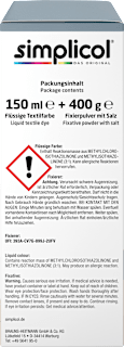 Textilfarbe intensiv Elegantes Grau Simplicol