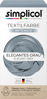 Textilfarbe intensiv Elegantes Grau Simplicol