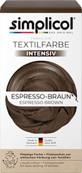 Textilfarbe intensiv Espresso-Braun Simplicol