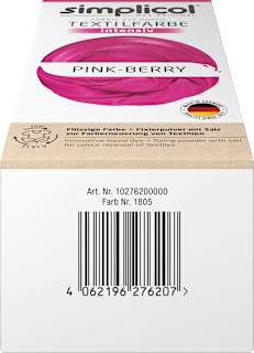 Textilfarbe intensiv Pink-Berry Simplicol
