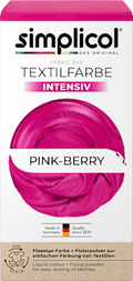 Textilfarbe intensiv Pink-Berry Simplicol