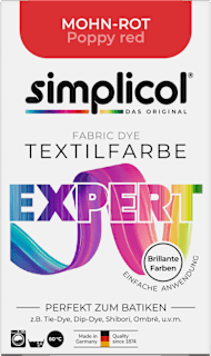 Textilfarbe Mohn-Rot Simplicol