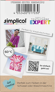 Textilfarbe Mohn-Rot Simplicol