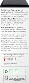 Textilfarbe Samt Schwarz Simplicol