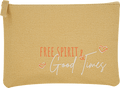 Kosmetiktasche gelb "good times" Soapland