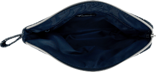 Kosmetiktasche Jeans mit Herzen silber Soapland