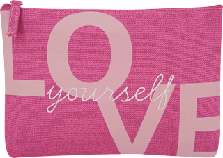 Kosmetiktasche pink "love yourself"  Soapland
