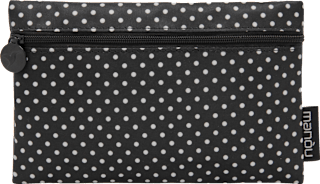 Kosmetiktasche Punkte schwarz Soapland