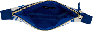 Kosmetiktasche weiß/blau "Positive Vibes"  Soapland