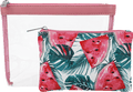 Kosmetiktaschen Set transparent/pink + Wassermelone 2tlg Soapland