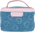 Kossmetikkoffer Jeans mit rosa Herzen "Lovely Things" Soapland