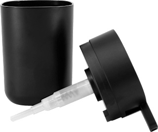Seifenspender Set, schwarz/matt Soapland