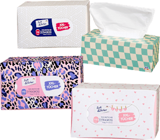 Taschentücher Box mit extra großen Taschentüchern Soft&Sicher