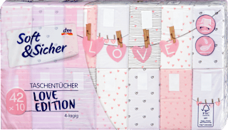 Taschentücher Design 4-lagig (42x10 St) Soft&Sicher