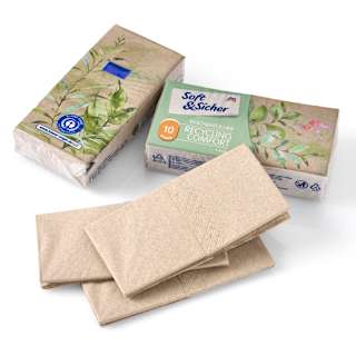 Taschentücher Recycling 4-lagig (15x10 St) Soft&Sicher