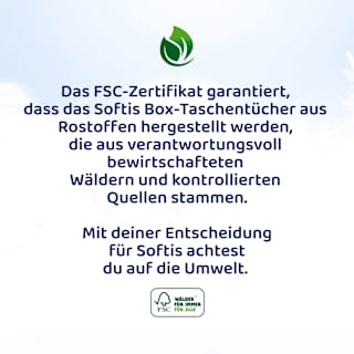 Taschentücher Box 4-lagig Softis