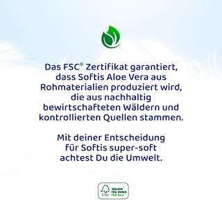 Taschentücher super-soft Aloe Vera (15x9 St) Softis