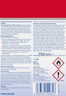 Desinfektionsspray für Füße & Schuhe SOS